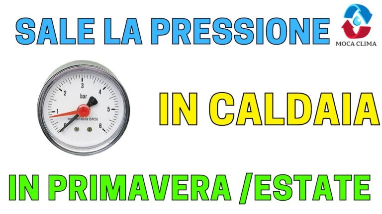 Pressione caldaia aumenta senza termosifoni accesi