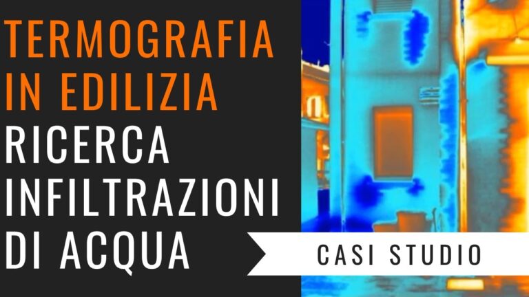 Termocamera per individuare infiltrazioni d’acqua