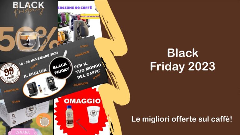 Sconti imperdibili sulla macchina del caff&egrave; per il Black Friday