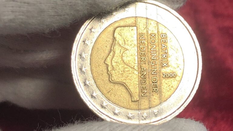 Moneta da 2 euro Beatrix, Regina dei Paesi Bassi del 2000