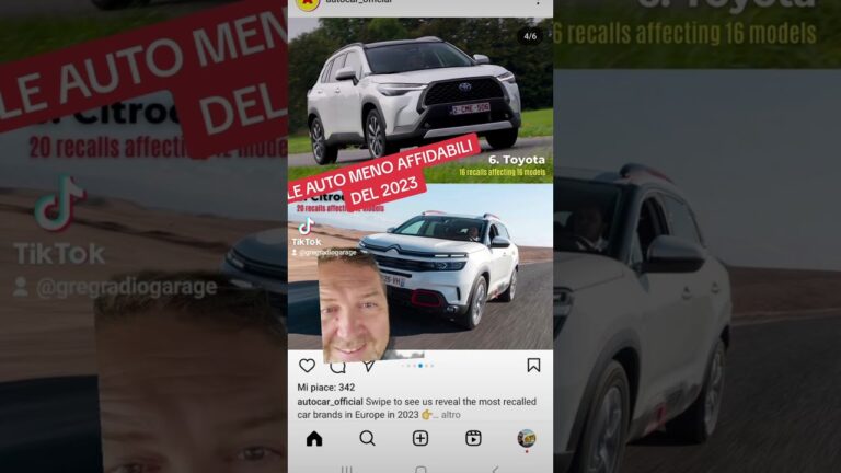 Le 5 peggiori marche auto: una panoramica completa