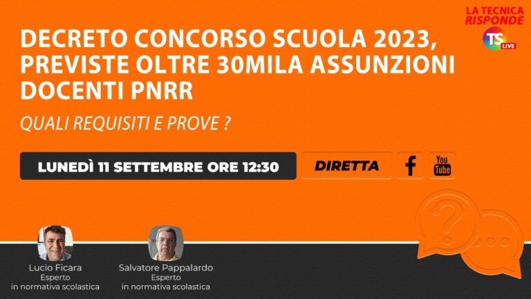 Concorso Straordinario TER: Pubblicata la Gazzetta Ufficiale