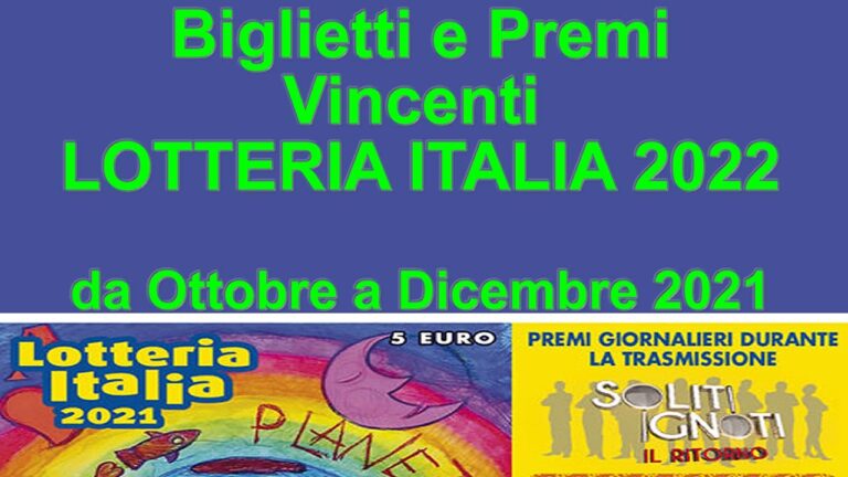 Vincitore Premio Giornaliero Lotteria Italia Oggi
