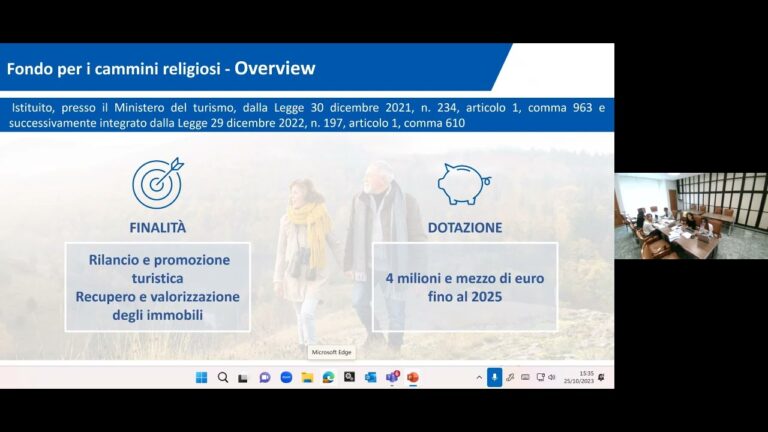 I segreti dei bando cammini religiosi