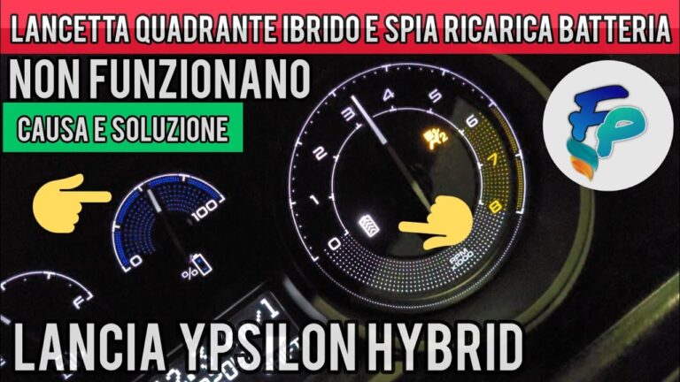 Come risolvere il problema di carica della batteria della Lancia Y Ibrida