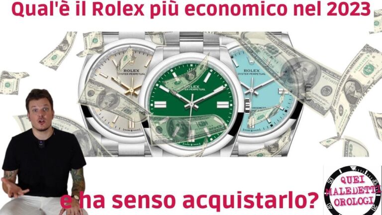 I Rolex pi&ugrave; Economici: Guida all’Acquisto
