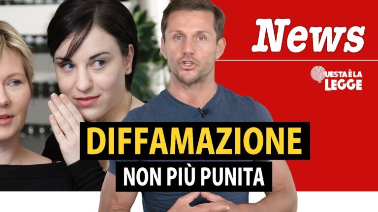 Diffamazione depenalizzata: le implicazioni legali in Italia