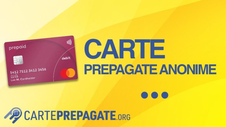 Le migliori carte prepagate anonime con IBAN