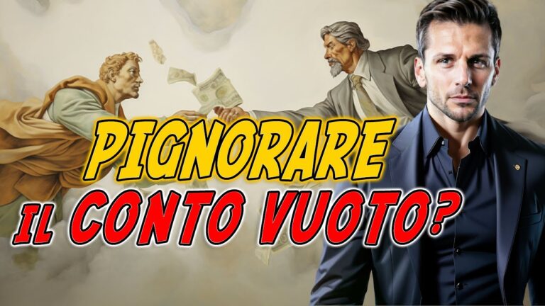 Come funziona il pignoramento del conto corrente con saldo negativo