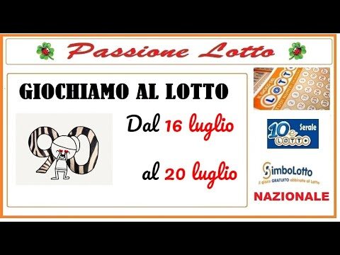 Pronostico Vincente per il 10 e Lotto Serale