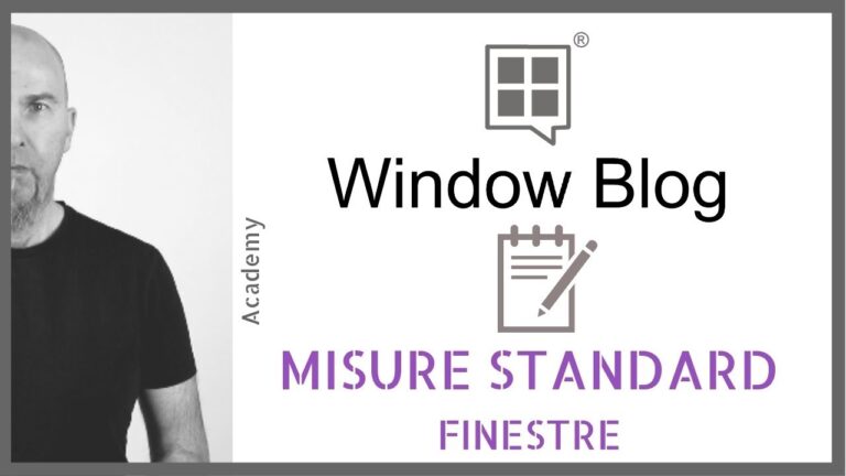 Misure Standard Finestre a 1 Anta: Guida Completa