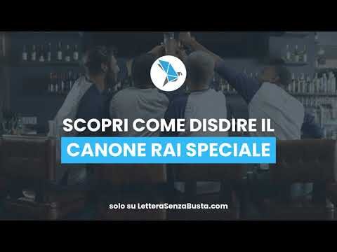 Come disdire il canone speciale Rai: guida completa