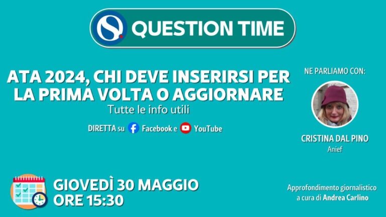 Domanda ATA terza fascia: quando esce?