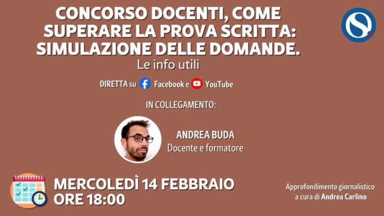 Domande Chiave per la Prova Scritta del Concorso Docenti 2024