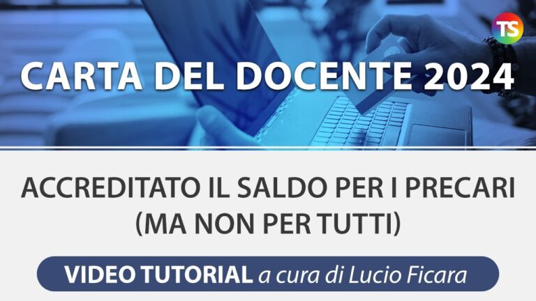 Guida pratica alla Sogei Carta del Docente