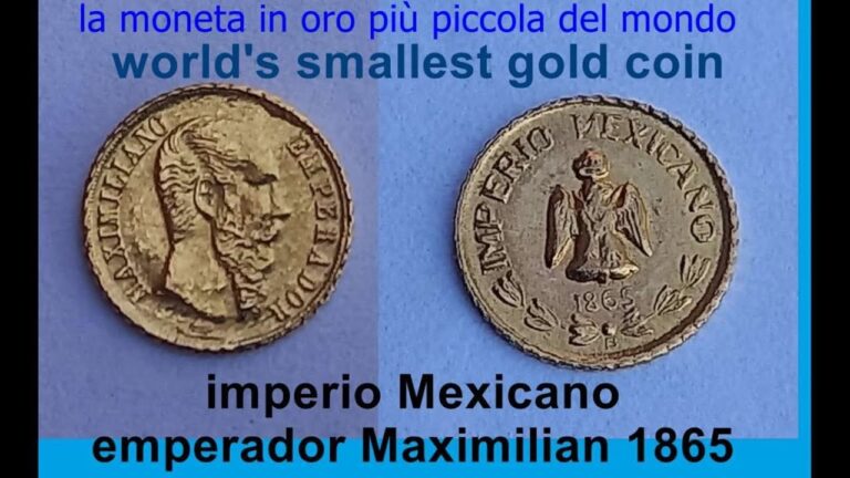 La Moneta pi&ugrave; Piccola del Mondo in Oro