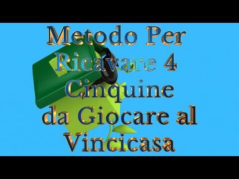 Cinque Cinquine: Strategie per Sfruttare 20 Numeri