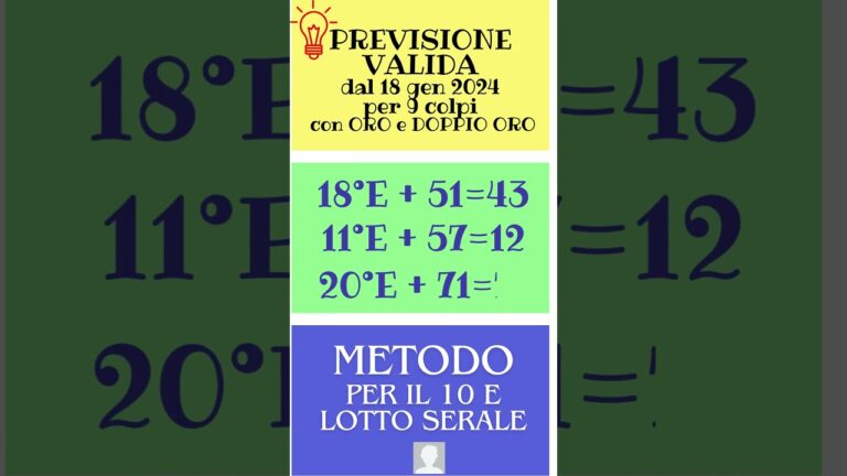 Guida al Storico del 10 e Lotto Serale