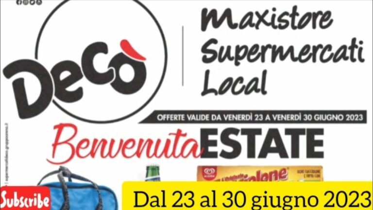 Guida allo Shopping con il Volantino Supermercati Lando