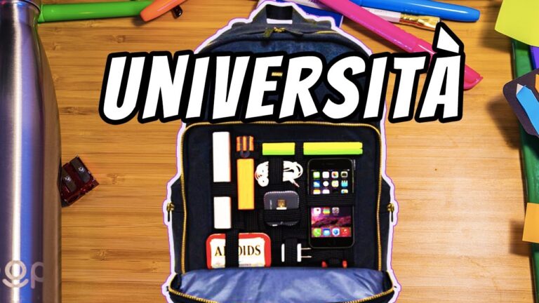 Essenziale: Cosa Portare all’Universit&agrave;