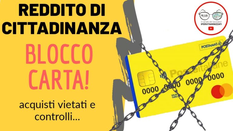 Come recuperare la carta smarrita del reddito di cittadinanza