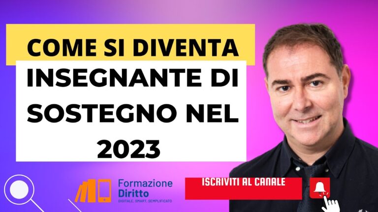Guida completa alla formazione per diventare corso maestra di sostegno