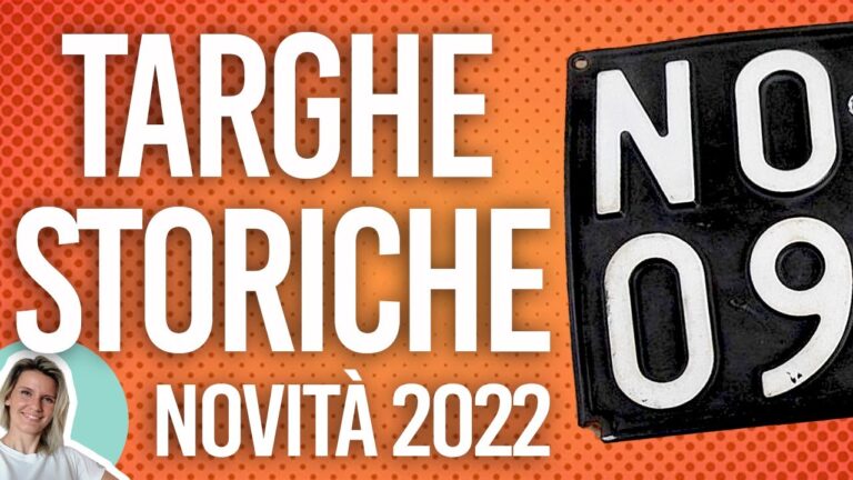 Guida rapida alla Targa DL: Di Che Anno &Egrave;?