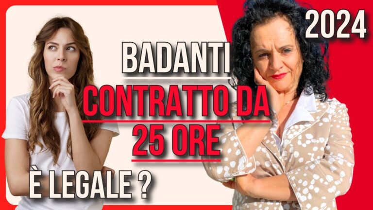 Guida al Badante Convivente Part-Time da 25 Ore