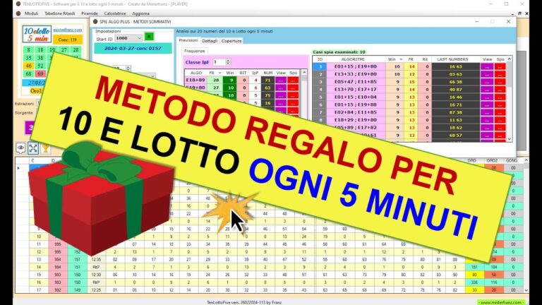 Strategie Vincenti per le Combinazioni del Dieci e Lotto