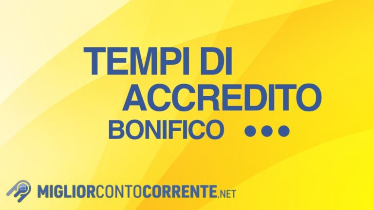 Tempo di accredito del bonifico: Banca a Posta spiegato