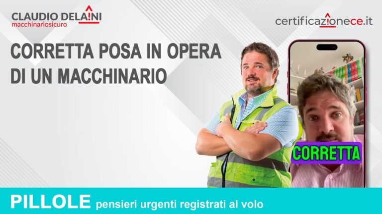 Dichiarazione di Correttezza nella Posa in Opera a Regola d’Arte