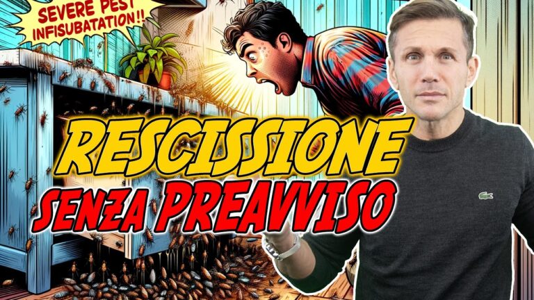 Recesso dalla Locazione per Gravi Motivi Senza Preavviso