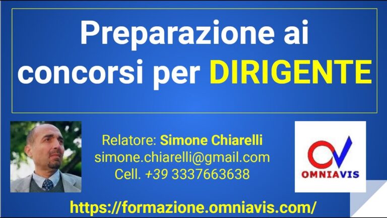 Guida al Concorso per Dirigenti della Pubblica Amministrazione