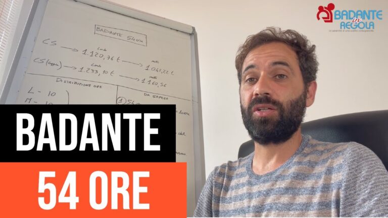 Guida ai Contributi per Badante Convivente a 54 Ore Settimanali