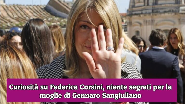 Federica Corsini e i suoi figli: Storie e Legami Familiare