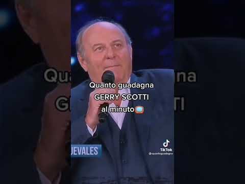 Quanto guadagna Gerry Scotti al minuto?