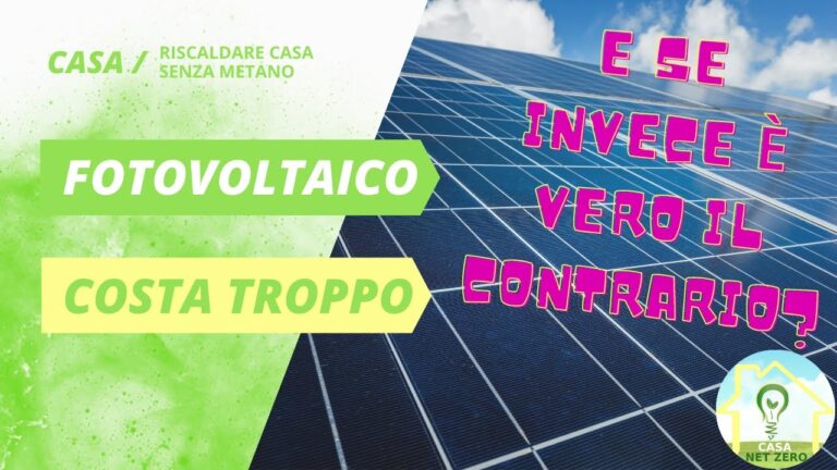 Quando il fotovoltaico non &egrave; conveniente