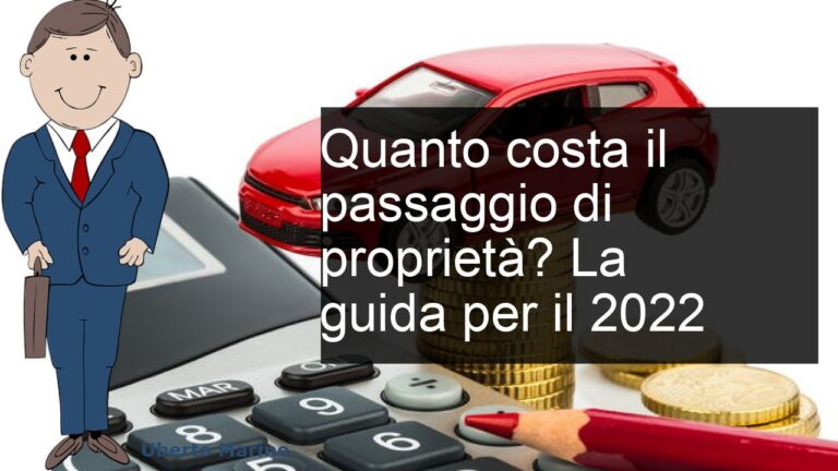 Calcolatore per il Passaggio di Propriet&agrave;: Guida Pratica