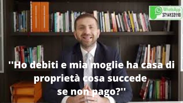 Debiti del Coniuge nella Separazione dei Beni